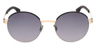 Ic! Berlin® Pina Sunglasses- 05B - Black/Monocolor / Matte Sandblasted Dark Ruthenium