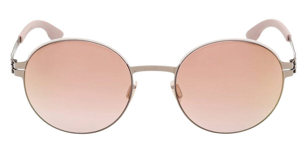Ic! Berlin® Pina Sunglasses- 59F - Grey/Striped / Matte Light Ruthenium