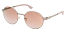 Ic! Berlin® Pina Sunglasses- 59F - Grey/Striped / Matte Light Ruthenium