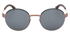 Ic! Berlin® Pina Sunglasses- 98N - Shiny Antiqued Pale Gold / White/Havana