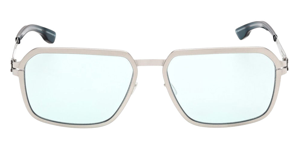 Ic! Berlin® Xenon Sunglasses- 15V - Shiny Satin Gunmetal / Matte Antiqued Gunmetal