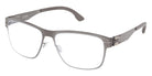 Ic! Berlin® BERT IC5157 02A 56 - 02A - Matte Black/Matte Black Eyeglasses