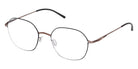 Ic! Berlin® VIN IC5159 005 51 - 005 - Black/Monocolor/Shiny Light Red Eyeglasses