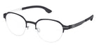 Ic! Berlin® ARI SMALL IC5161 004 47 - 004 - Black/White/Black/White Eyeglasses