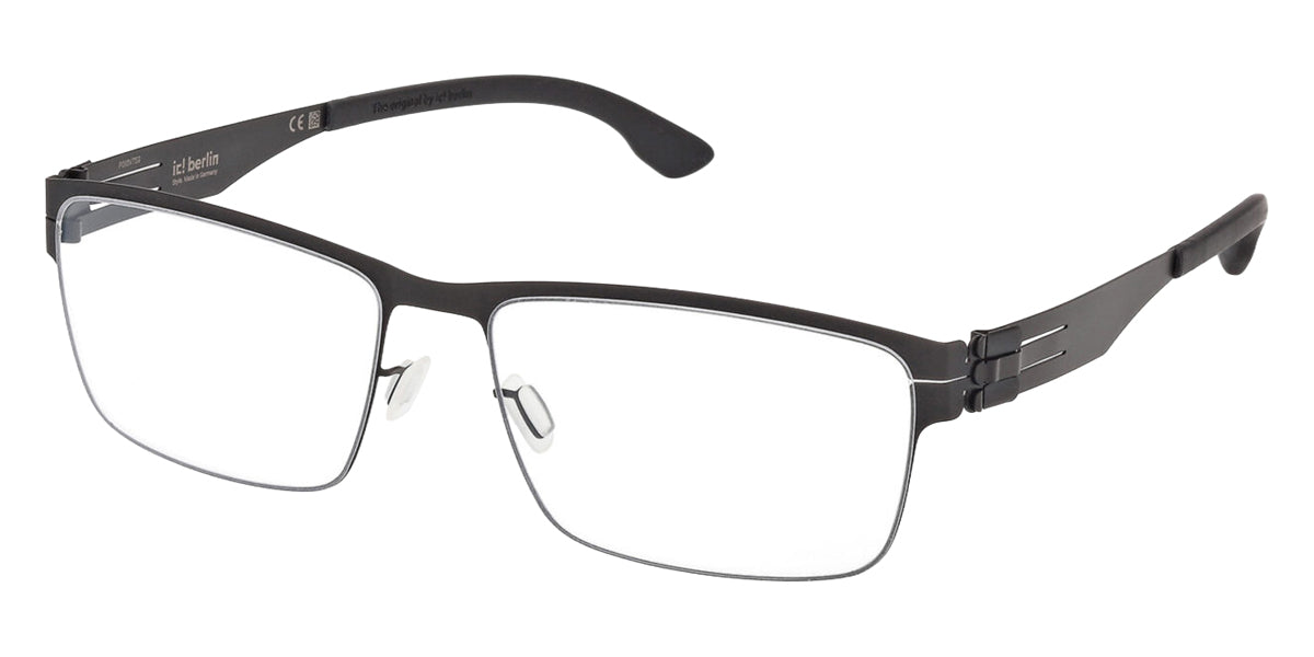 Ic! Berlin® HANIA L LARGE IC5163 002 59 - 002 - Matte Black/Matte Black Eyeglasses