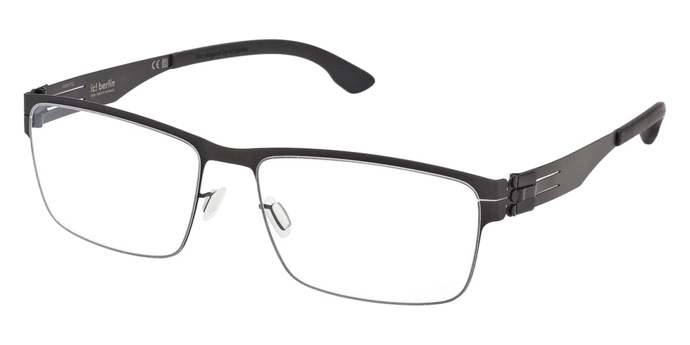 Ic! Berlin® HANIA L LARGE IC5163 002 59 - 002 - Matte Black/Matte Black Eyeglasses