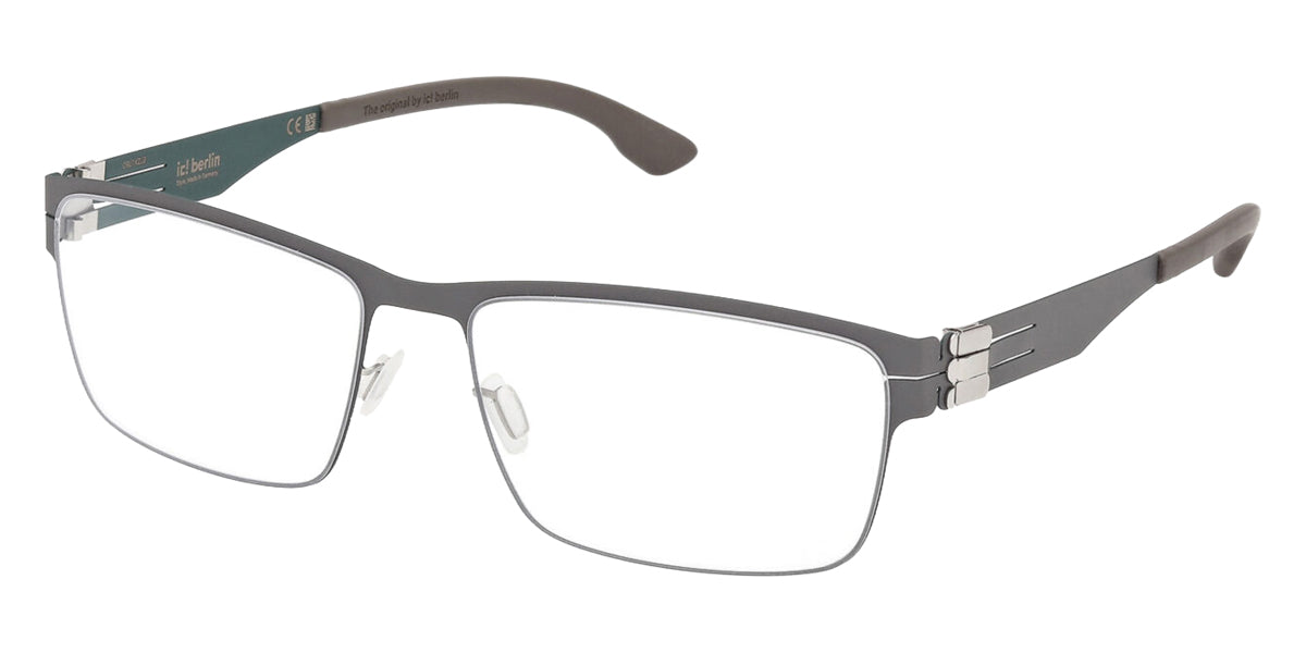 Ic! Berlin® HANIA L LARGE IC5163 009 59 - 009 - Matte Gunmetal/Matte Gunmetal Eyeglasses