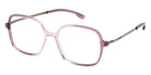 Ic! Berlin® HAZEL IC5167 066 54 - 066 - Shiny Dark Red/Matte Sandblasted Light Bronze Eyeglasses