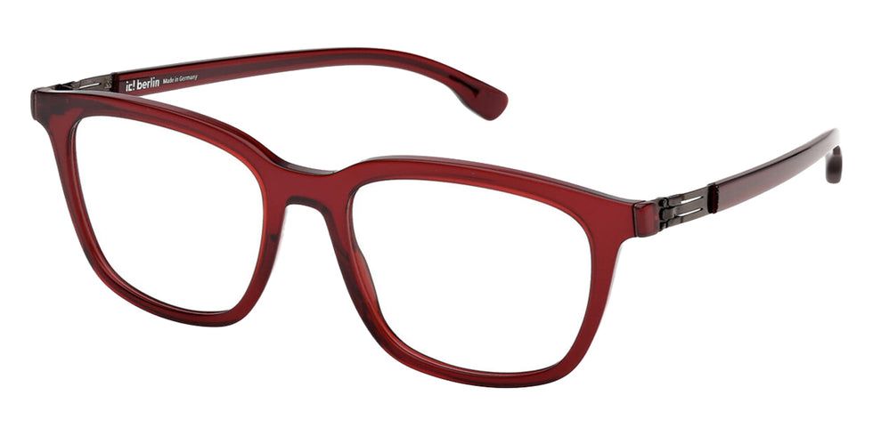 Ic! Berlin® DREW IC5169 048 52 - 048 - Matte Rhodium/Black/Horn Eyeglasses