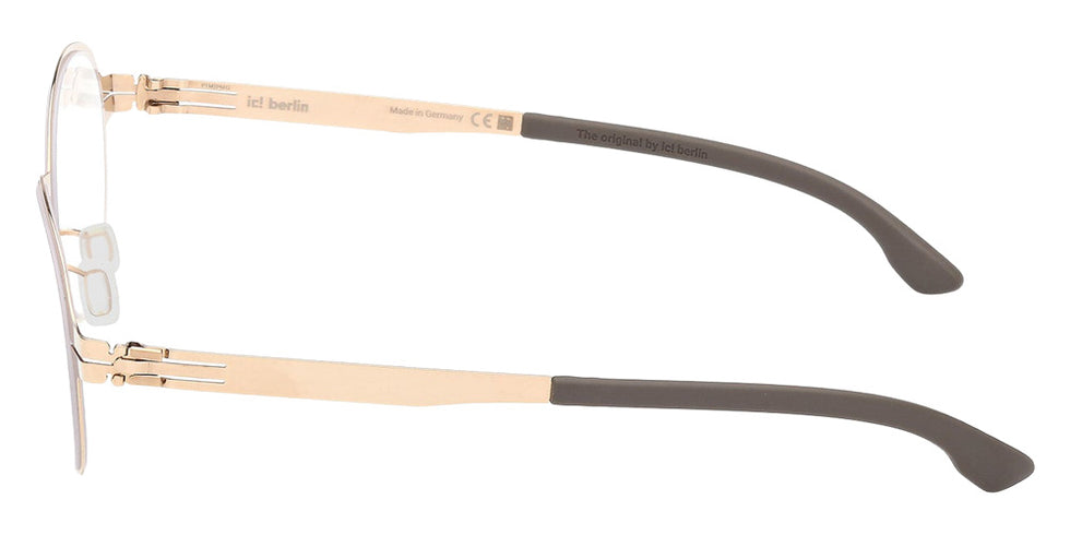 Ic! Berlin® Kleo Eyeglasses- 028 - Matte Sandblasted Dark Ruthenium / Matte Sandblasted Dark Ruthenium