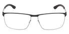 Ic! Berlin® SVEN H. LARGE Eyeglasses - Matte Black / Matte Black
