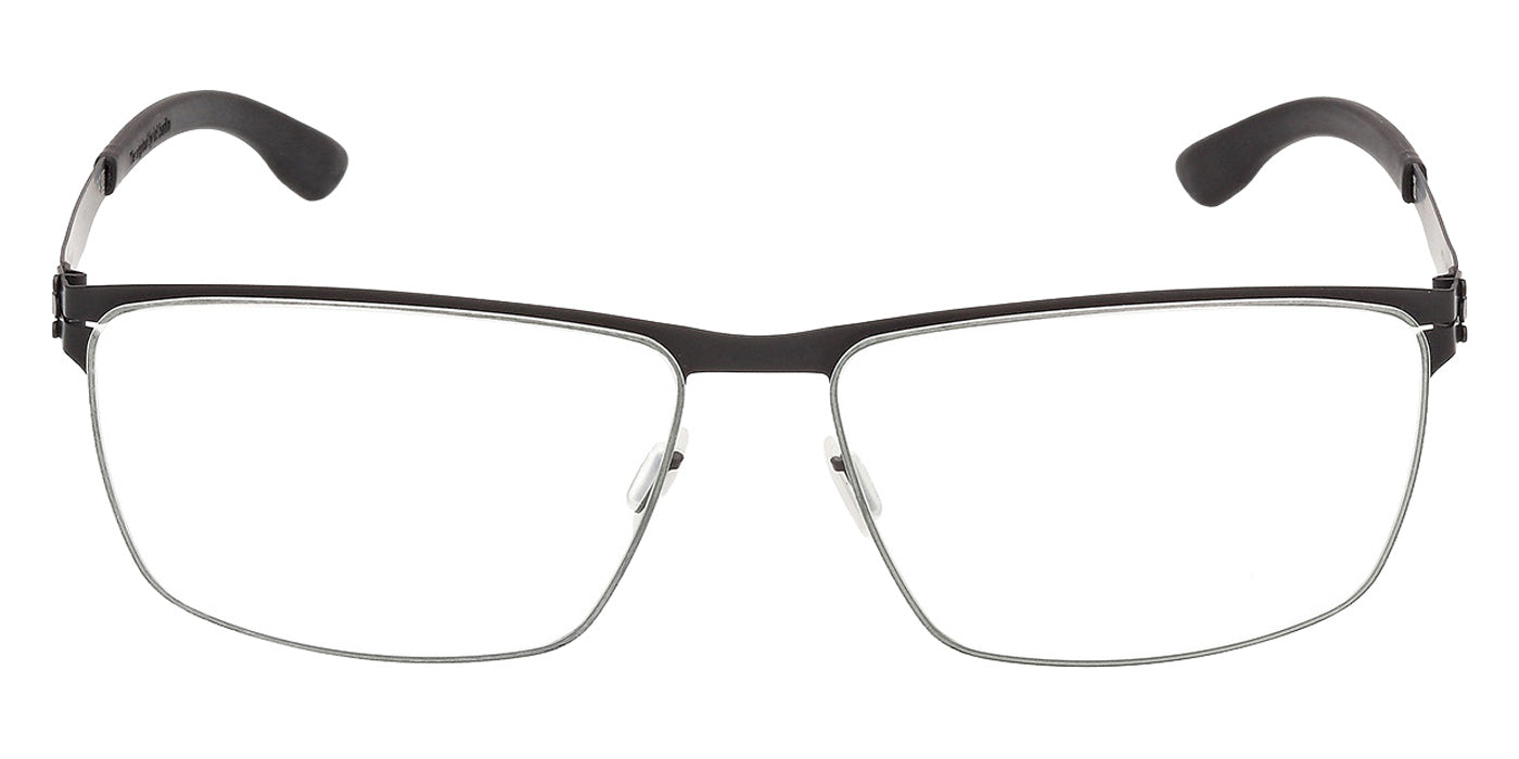 Ic! Berlin® SVEN H. LARGE Eyeglasses - Matte Black / Matte Black