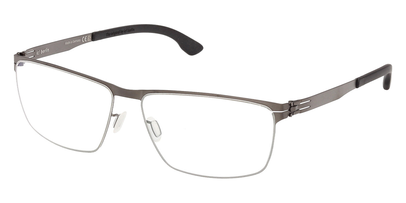 Ic! Berlin® SVEN H. LARGE Eyeglasses - Matte Black