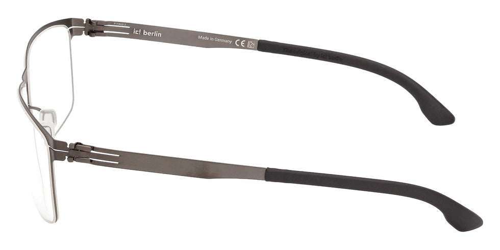 Ic! Berlin® SVEN H. LARGE Eyeglasses - Matte Black