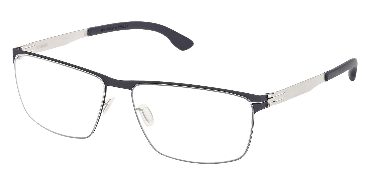 Ic! Berlin® SVEN H. LARGE Eyeglasses - Matte Rose Gold / Shiny Satin Gunmetal