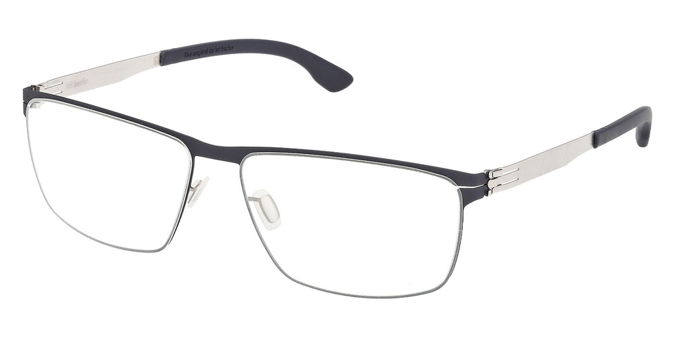 Ic! Berlin® SVEN H. LARGE Eyeglasses - Matte Rose Gold / Shiny Satin Gunmetal