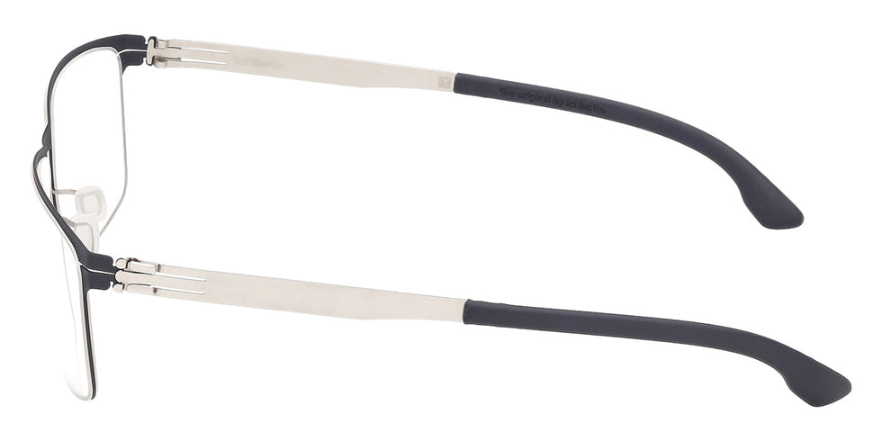 Ic! Berlin® SVEN H. LARGE Eyeglasses - Matte Rose Gold / Shiny Satin Gunmetal