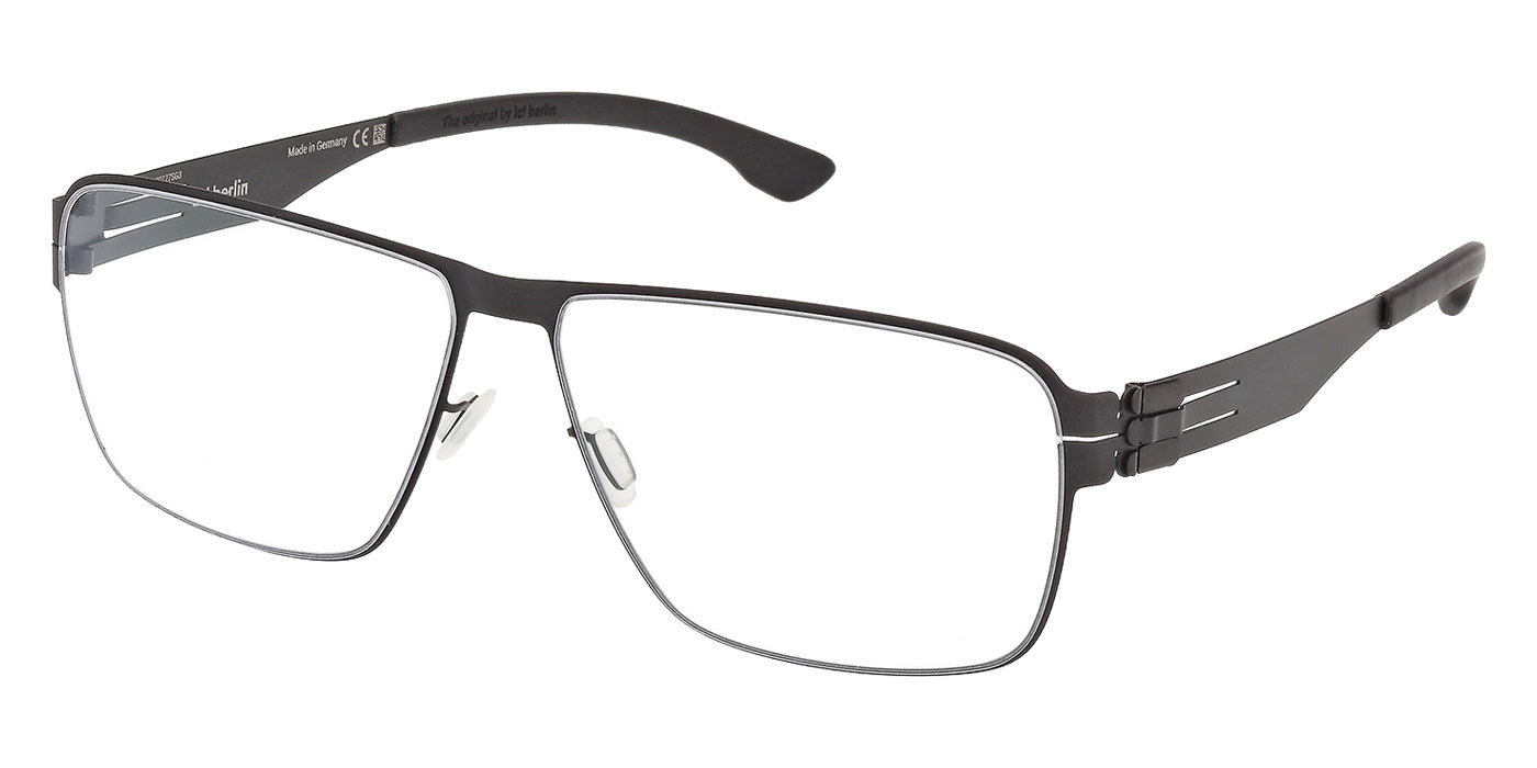 Ic! Berlin® THORSTI S. LARGE Eyeglasses - Matte Black / Matte Black