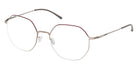 Ic! Berlin® DUA Eyeglasses - Matte Sandblasted Light Ruthenium / Matte Sandblasted Light Ruthenium