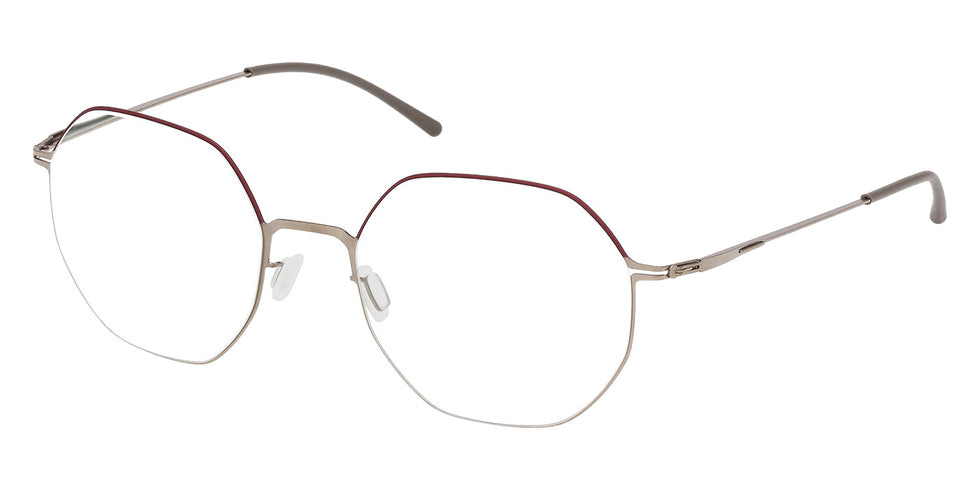Ic! Berlin® DUA Eyeglasses - Matte Sandblasted Light Ruthenium / Matte Sandblasted Light Ruthenium