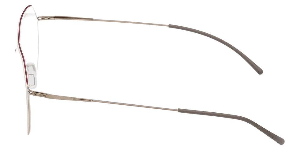 Ic! Berlin® DUA Eyeglasses - Matte Sandblasted Light Ruthenium / Matte Sandblasted Light Ruthenium