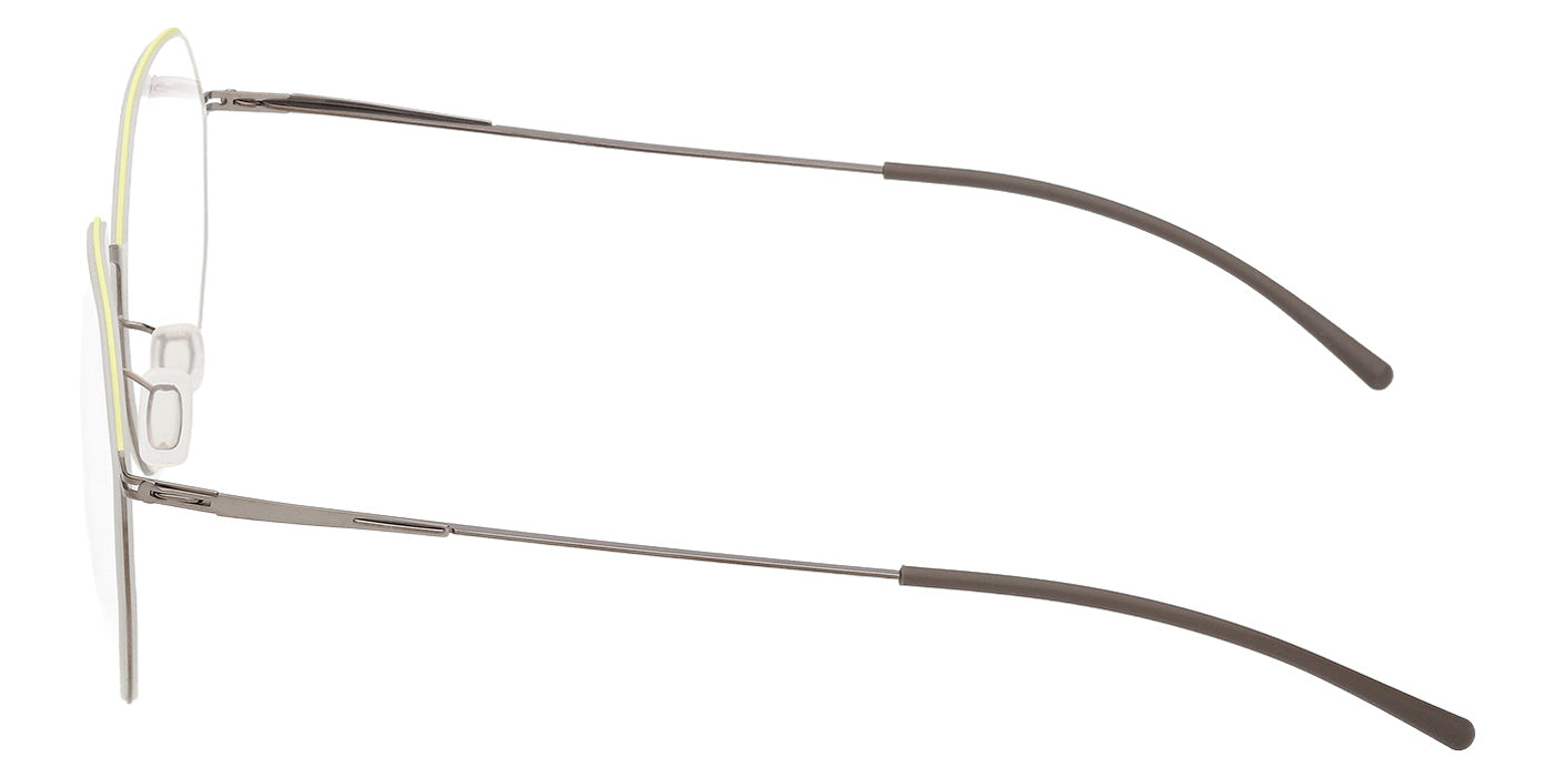 Ic! Berlin® DUA Eyeglasses - Matte Palladium / Matte Black