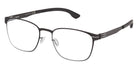 Ic! Berlin® TILMANN SMALL Eyeglasses - Matte Black / Matte Black