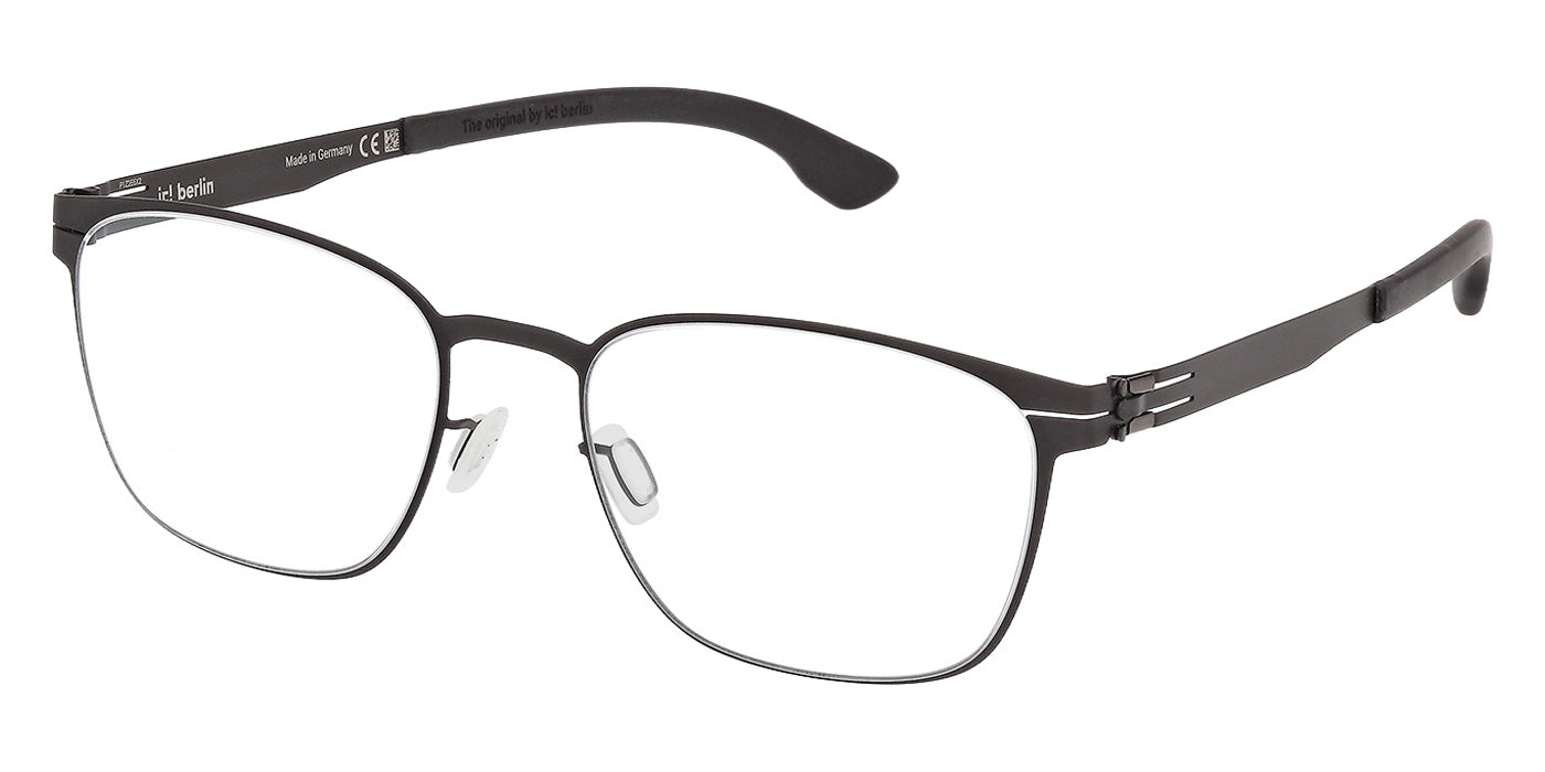Ic! Berlin® TILMANN SMALL Eyeglasses - Matte Black / Matte Black