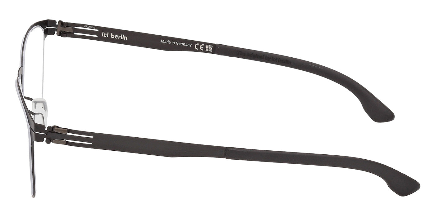 Ic! Berlin® TILMANN SMALL Eyeglasses - Matte Black / Matte Black