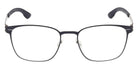 Ic! Berlin® TILMANN SMALL Eyeglasses - Matte Sandblasted Light Ruthenium / Matte Sandblasted Light Ruthenium
