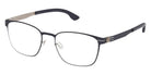 Ic! Berlin® TILMANN SMALL Eyeglasses - Matte Sandblasted Light Ruthenium / Matte Sandblasted Light Ruthenium