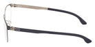 Ic! Berlin® TILMANN SMALL Eyeglasses - Matte Sandblasted Light Ruthenium / Matte Sandblasted Light Ruthenium