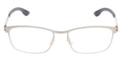 Ic! Berlin® Ming Eyeglasses- 015 - Shiny Satin Gunmetal / Shiny Satin Gunmetal