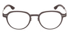 Ic! Berlin® Reiko Eyeglasses- 049 - Matte Sandblasted Rhodium / Matte Sandblasted Rhodium