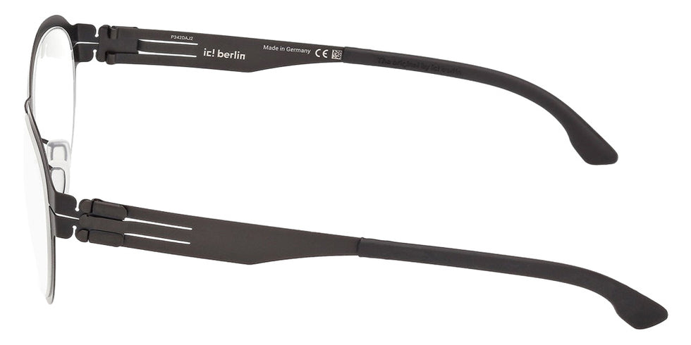 Ic! Berlin® Eike Eyeglasses- 005 - Black/Monocolor / Matte Black