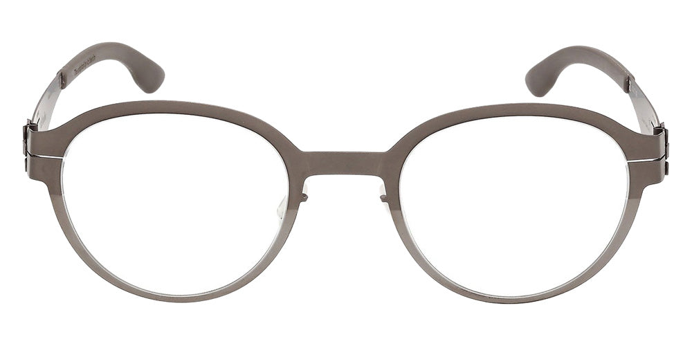 Ic! Berlin® Eike Eyeglasses- 013 - Matte Antiqued Dark Nickeltin / Matte Black
