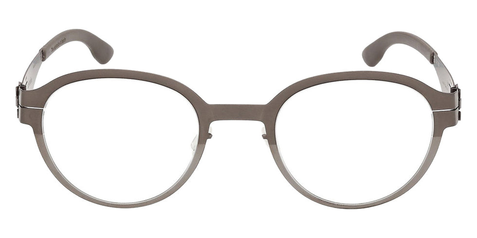 Ic! Berlin® Eike Eyeglasses- 013 - Matte Antiqued Dark Nickeltin / Matte Black