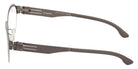 Ic! Berlin® Eike Eyeglasses- 013 - Matte Antiqued Dark Nickeltin / Matte Black