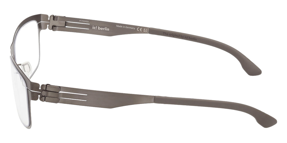 Ic! Berlin® THILO Eyeglasses - Matte Antiqued Dark Nickeltin