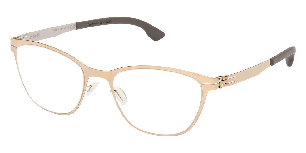 Ic! Berlin® AMANDA SMALL Eyeglasses - Matte Sandblasted Dark Ruthenium / Matte Sandblasted Dark Ruthenium