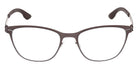 Ic! Berlin® AMANDA SMALL Eyeglasses - Matte Sandblasted Rhodium / Matte Sandblasted Rhodium