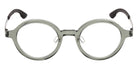Ic! Berlin® Haiku Eyeglasses- 041 - Matte Palladium / Black/Horn