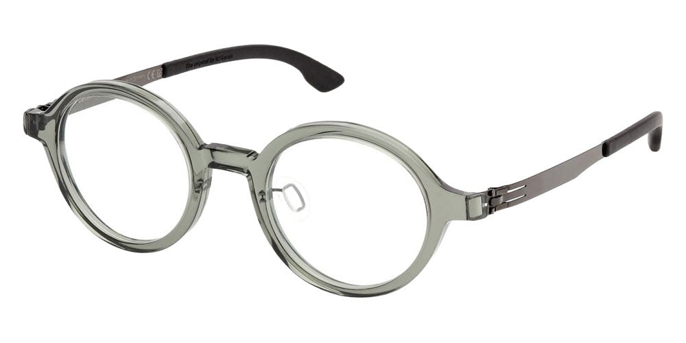 Ic! Berlin® Haiku Eyeglasses- 041 - Matte Palladium / Black/Horn