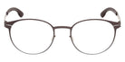 Ic! Berlin® Wanda Eyeglasses- 049 - Matte Sandblasted Rhodium / Matte Sandblasted Rhodium
