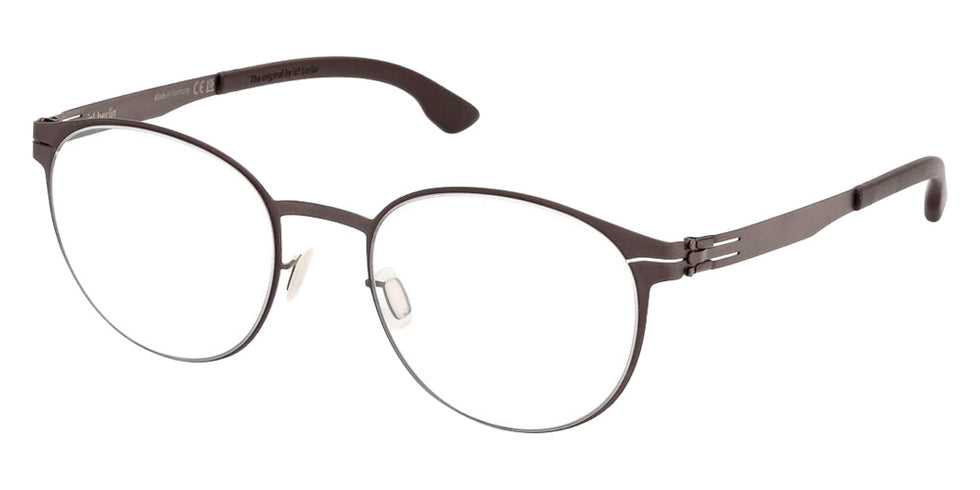 Ic! Berlin® Wanda Eyeglasses- 049 - Matte Sandblasted Rhodium / Matte Sandblasted Rhodium