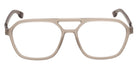 Ic! Berlin® Davide Eyeglasses- 045 - Shiny Satin Rhodium / Matte Black