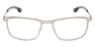 Ic! Berlin® Sodium Eyeglasses- 015 - Shiny Satin Gunmetal / Matte Antiqued Gunmetal