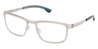 Ic! Berlin® Sodium Eyeglasses- 015 - Shiny Satin Gunmetal / Matte Antiqued Gunmetal
