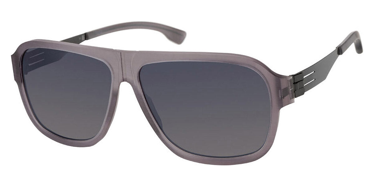 Ic! Berlin® Power Law Grey Rough 62 Sunglasses