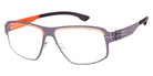 Ic! Berlin® AMG 09 Orange Brow-Aubergine 55 Eyeglasses
